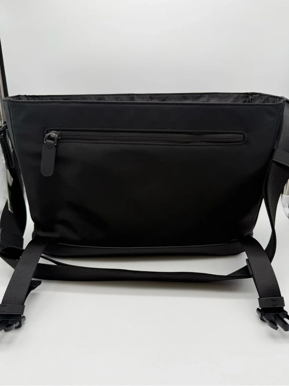 Michael Kors Black Men’s Messenger Bag with MK Logo